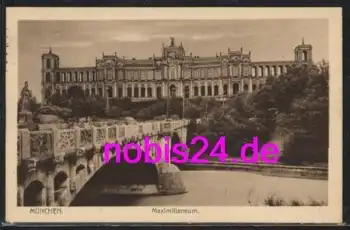 München Maximilianeum Brücke o 29.3.1923