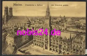 München Frauenkirche Rathaus o ca.1920