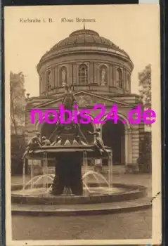 Karlsruhe Klose Brunnen o 18.3.1914