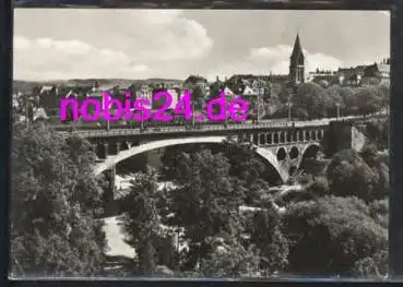 Plauen Vogtland Friedensbrücke Kirche o 18.8.1976
