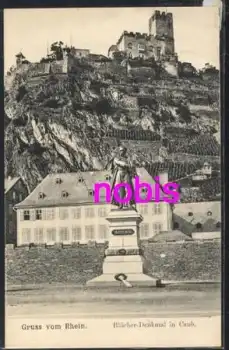 56349 Caub am Rhein Blücher Denkmal  *ca.1910