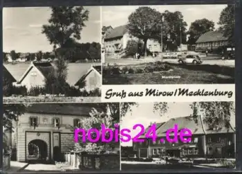17252 Mirow Bahnhof Torhaus o 17.7.1971