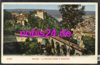 Granada Alhambra desde el Generalife *ca.1920