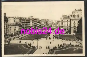 Rennes Jardins sur la Vilaine et les Quais *ca.1930
