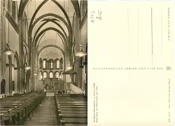 14797 Lehnin Klosterkirche innen Mittelschiff  *ca.1973