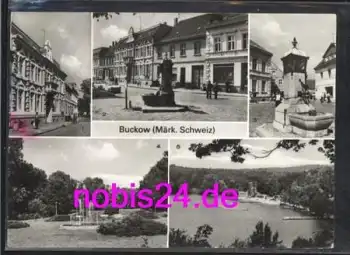 16230 Buckow Brunnen im Park  Rathaus o ca.1982