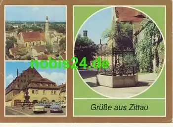 02763 Zittau Klosterkirche Brunnen o 4.9.1989