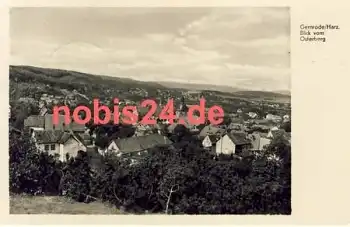 06507 Gernrode Harz vom Osterberg o 8.6.1956