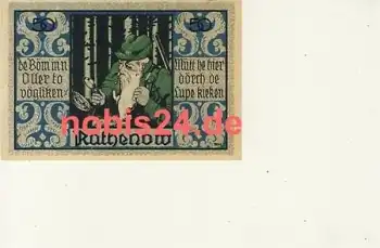 14712 Rathenow Notgeld 50 Pfennige um 1920