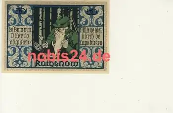 14712 Rathenow Notgeld 50 Pfennige um 1920