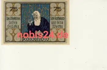 14712 Rathenow Notgeld 75 Pfennige um 1920