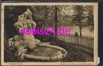 Düsseldorf Märchenbrunnen o 26.8.1916