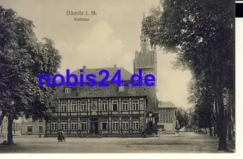 19303 Dömitz Rathaus *ca.1920