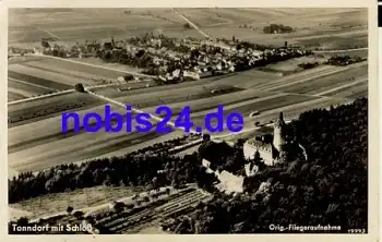 99438 Tonndorf mit Schloß Luftbild o 1938