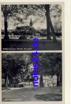 19243 Wittenburg Wall Kirche Zugbrücke *ca.1940