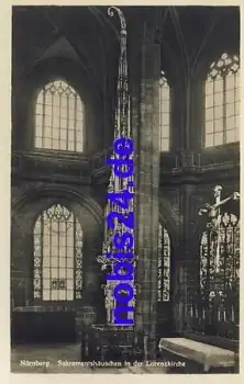 Nürnberg Lorenzkirche Innenansicht *ca.1930