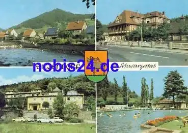 07429 Sitzendorf Hotel Schwimmbad o ca.1978