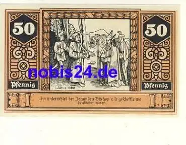19336 Wilsnack Notgeld 50 Pfennige 1922