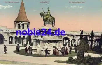 Budapest St. Stefandenkmal  *ca. 1915