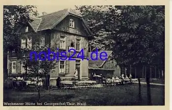 99887 Georgenthal Gasthof Wachmarer Hütte o 1952