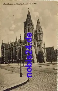 99974 Mühlhausen Untermarkts Kirche o 1918