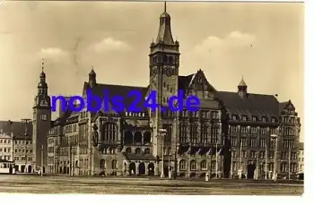 Karl Marx Stadt Rathaus am Markt o 1958