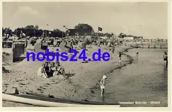 23743 Grömitz Strandansicht Mode o 1938