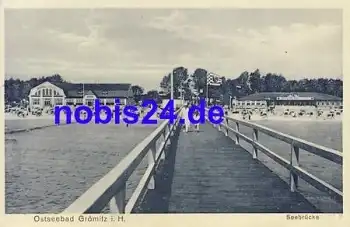 23743 Grömitz Seebrücke Mode *ca.1935