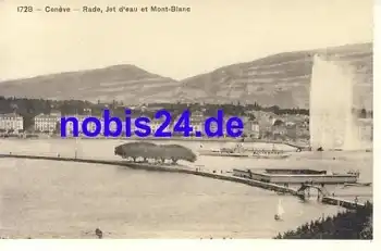 Geneve mit Mont Blanc  *ca.1920