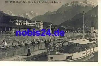 Interlaken Schiffsanlegestelle  *ca.1920