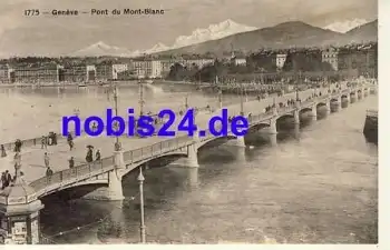 Geneve Pont du Mont Blanc  *ca.1915