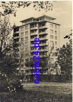 Karl Marx Stadt Hochhaus Schlossteich o 1975