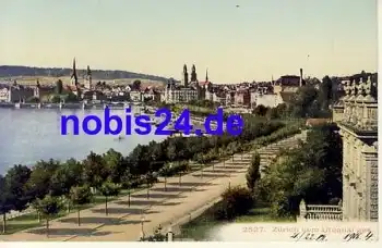 Zürich vom Utoquai  *ca.1920