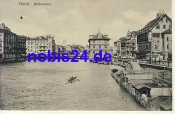 Zürich Rathausquai o 1908