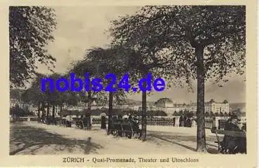 Zürich  Quai Promenade *ca.1916