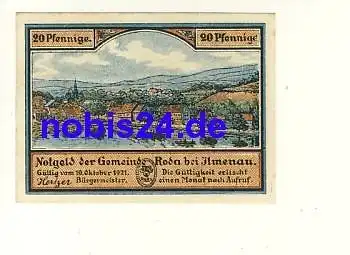 98693 Ilmenau Notgeld 20 Pfennige 1921
