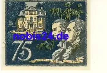 07749 Jena Notgeld 75 Pfennige 1921