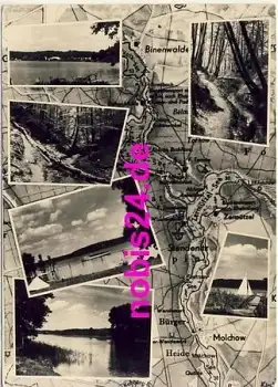 16827 Ruppiner Landschaft Karte *ca.1970