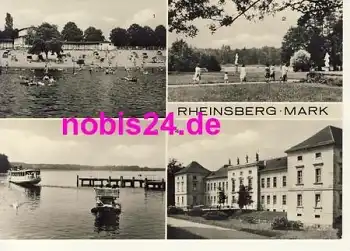 16831 Rheinsberg Freibad Schloss o ca.1981