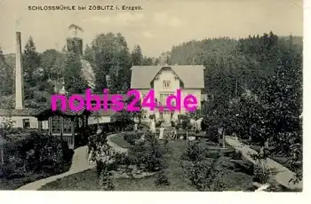 09517 Zöblitz Gasthaus Schlossmühle *ca.1915
