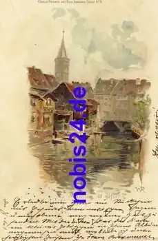 Erfurt Künstlerkarte o 1899