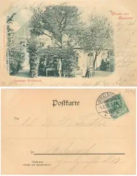 18442 Seemühl Gasthaus Waldesruh o 5.6.1899