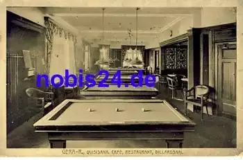Gera Gasthof Quisisana Billard o 1922