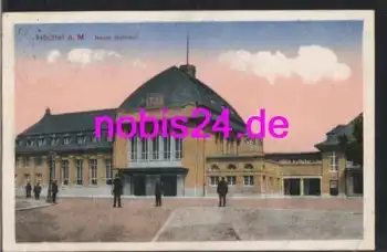 Höchst Frankfurt Main Neuer Bahnhof o 21.10.1925