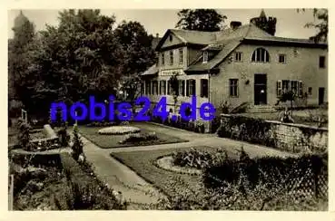 07751 Jena Botanischer Garten Haus Ansichtskarte o 1955