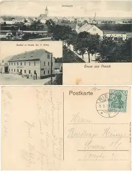 01594 Pausitz Riesa Gasthof o 1925