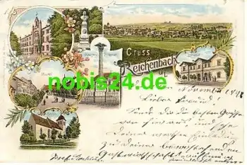 02894 Reichenbach Oberlausitz Litho o 18.11.1897