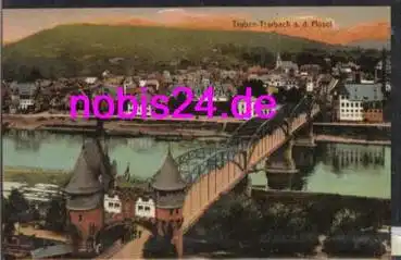 56841 Traben Trarbach Mosel Ort Brücke o 24.9.1917