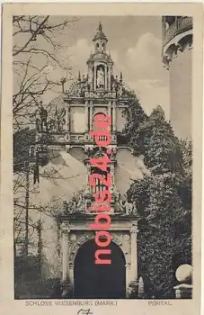 14827 Wiesenburg Schloss Portal *ca.1920