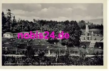 99894 Friedrichroda Wald Schwimmbad o 1950